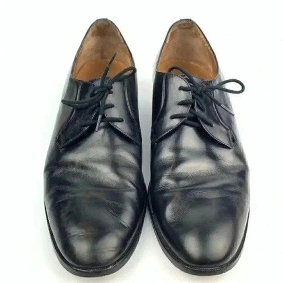 Vintage Halston men’s oxfords 10 Italian leather - Picture 3 of 8